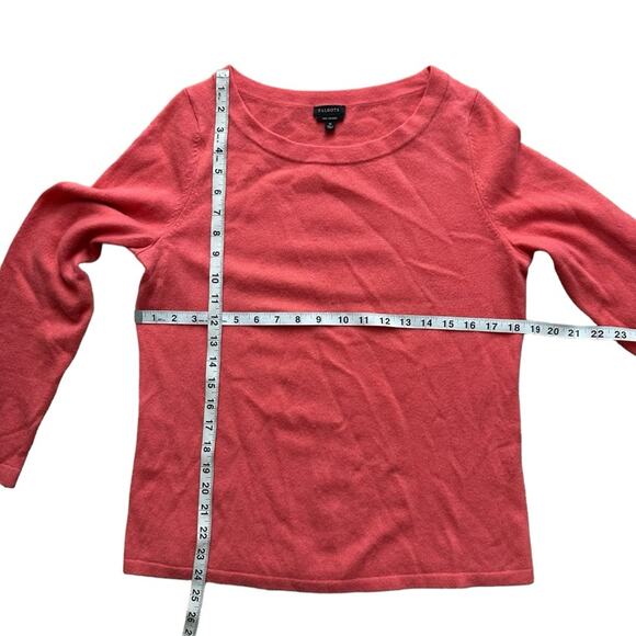 Talbots 100% Cashmere Crewneck Sweater Size Medium - Picture 3 of 8